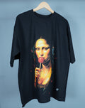 Playera Oversize Mona Lisa Noir – Edición Artística